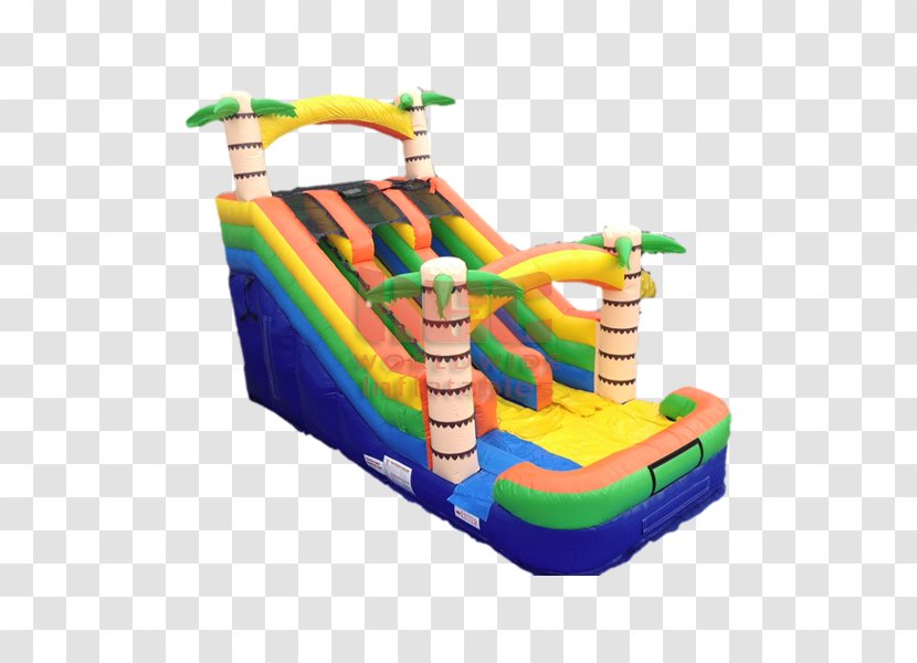 Inflatable Bouncers Game Recreation Playground Slide - Floating Island Transparent PNG