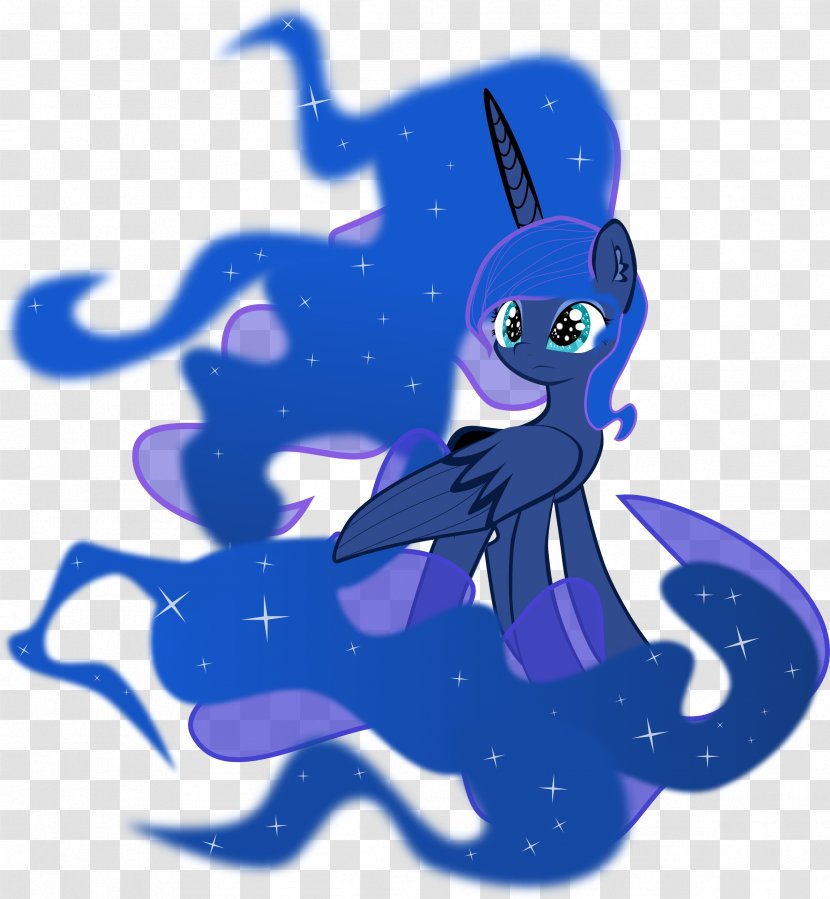Princess Luna My Little Pony: Friendship Is Magic Celestia Cadance - Silhouette - Watercolor Transparent PNG
