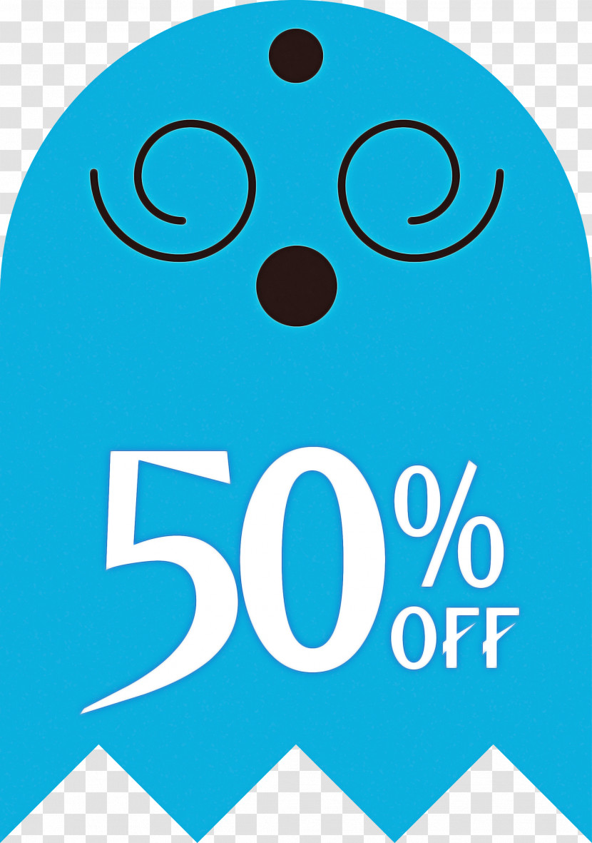 Halloween Discount Halloween Sales 50% Off Transparent PNG