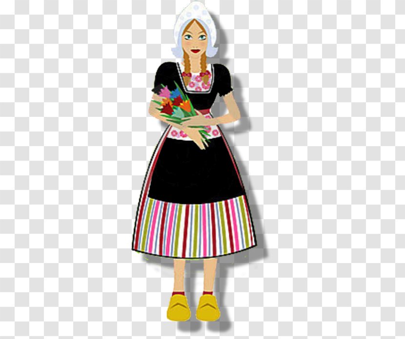 Netherlands Stereotype Folk Costume Clothing - Going Dutch Transparent PNG