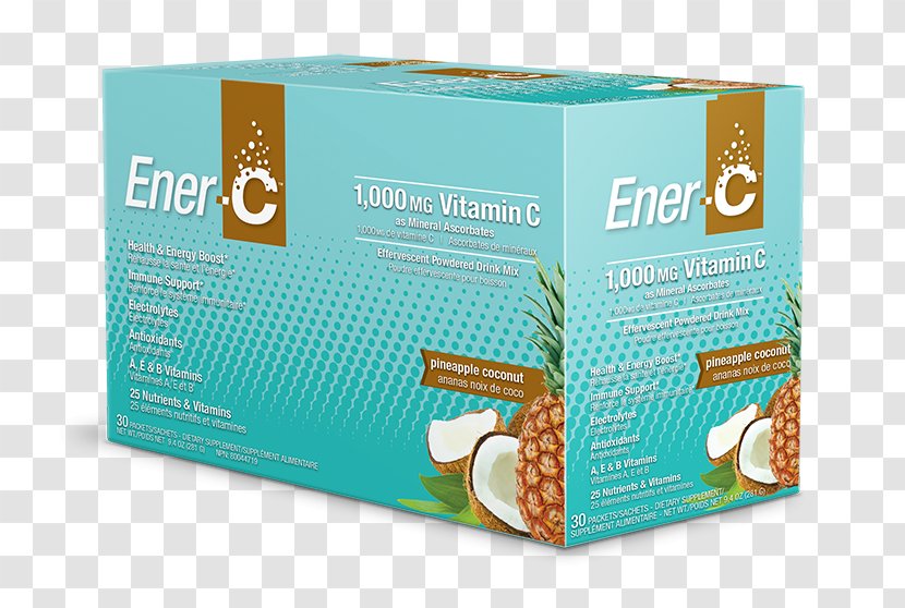 Drink Mix Juice Emergen-C Vitamin C Coconut - Health - Pineapple Transparent PNG