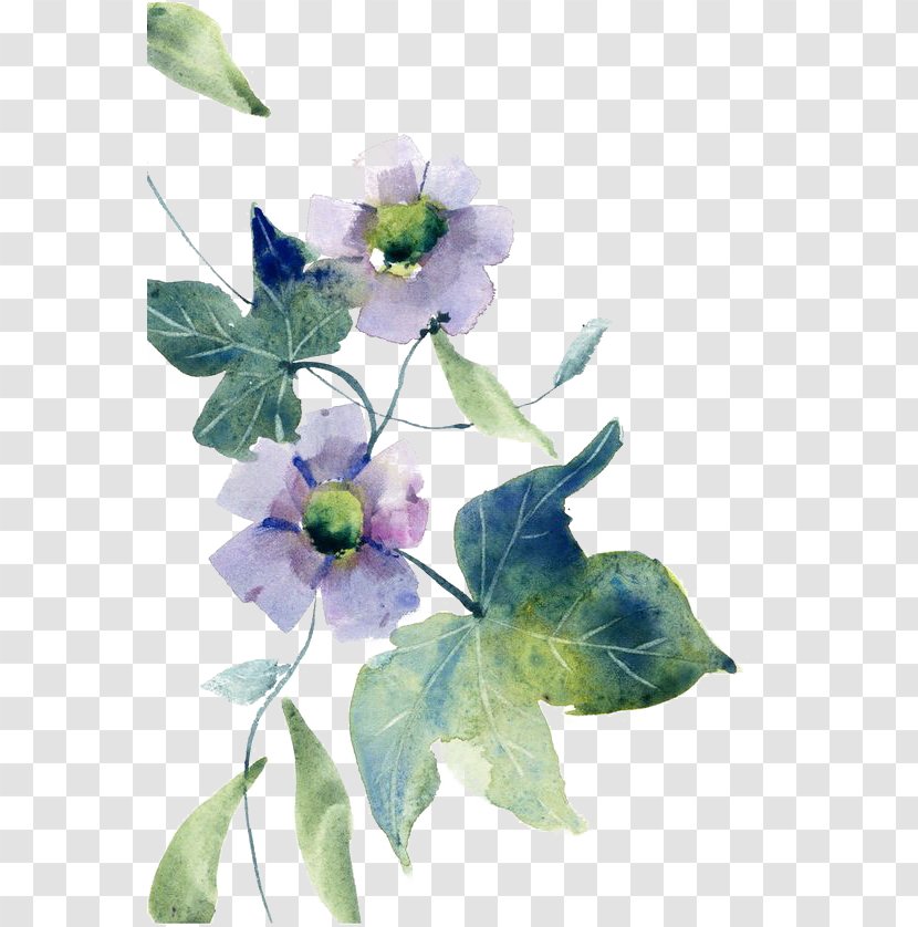 Watercolor Painting Watercolor: Flowers Floral Design - Gratis Transparent PNG