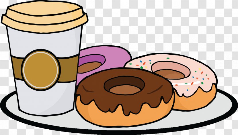 Donuts Coffee And Doughnuts Clip Art - Donut Box Transparent PNG