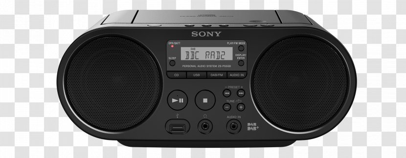 Boombox Compact Disc Sony Audio CD-RW - Cd Player Transparent PNG