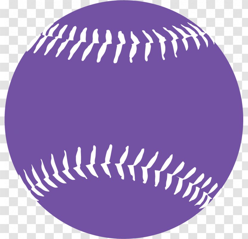MLB Baseball Softball Pitch - Symbol - Purple Cliparts Transparent PNG