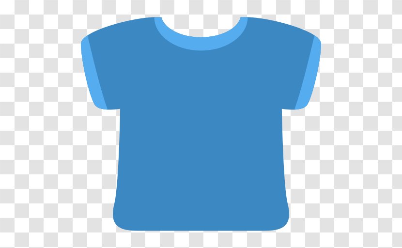 Blue T-shirt Clothing Turquoise Cobalt - Top Sleeve Transparent PNG