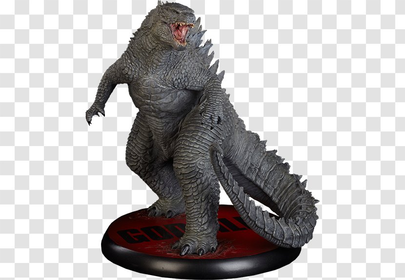 Godzilla Statue Hulk Figurine Sideshow Collectibles - King Of The Monsters - Millenium Transparent PNG