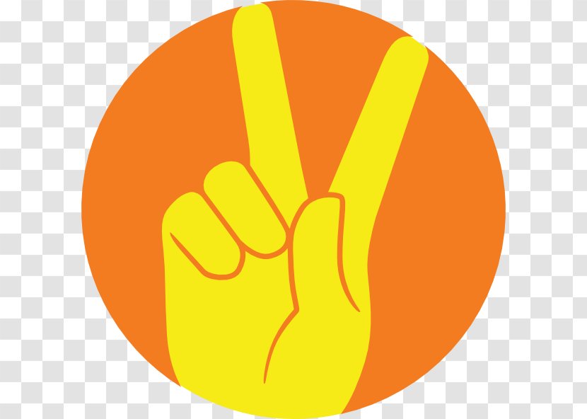 V Sign Peace Symbols Hand Clip Art - Fruit - Symbol Transparent PNG