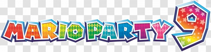 Mario Party 8 9 Logo Wii Font - Night Transparent PNG