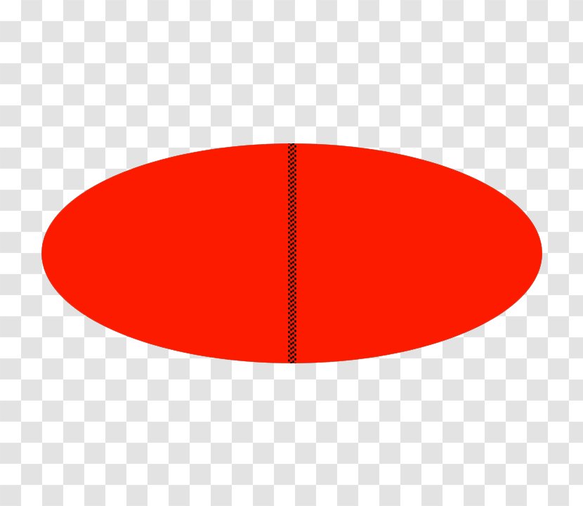 Circle Line Oval Angle - Red - RED SHAPES Transparent PNG