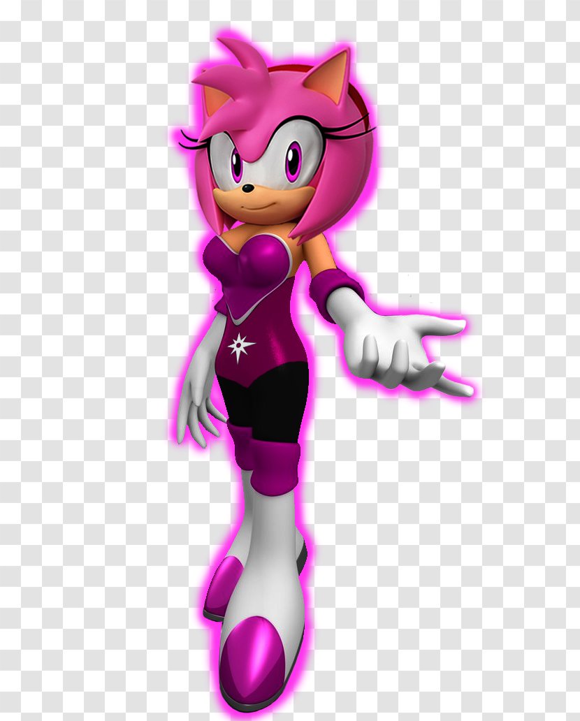 Amy Rose Star Sapphire Sonic The Hedgehog Tails - Cartoon Transparent PNG