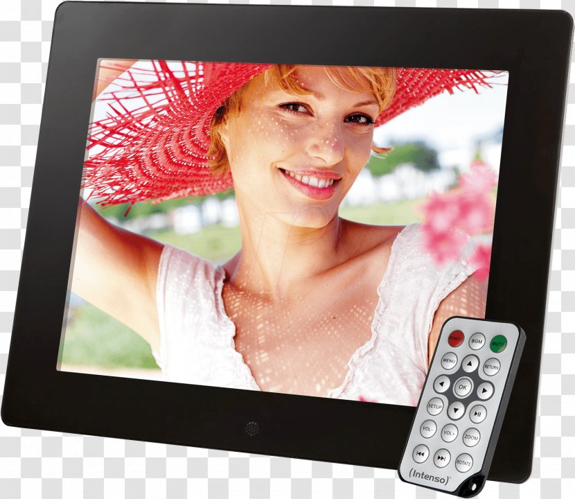 Digital Photo Frame Picture Frames Intenso GmbH Data - Liquidcrystal Display - Resolution Transparent PNG