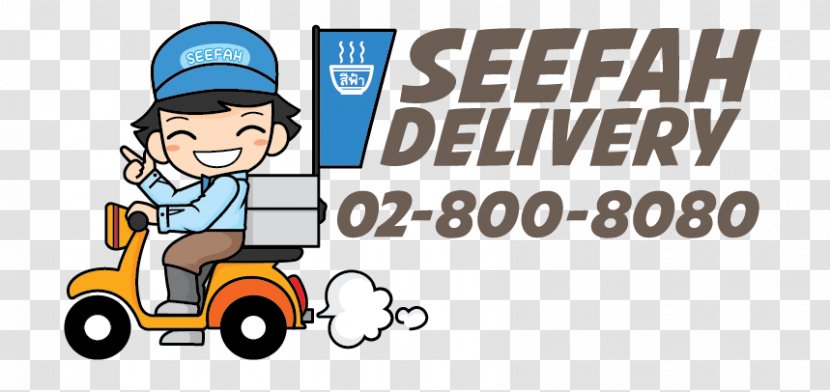 Canton Eat Take-out Food Seefah Restaurant - Vehicle - Delivery Boy Transparent PNG