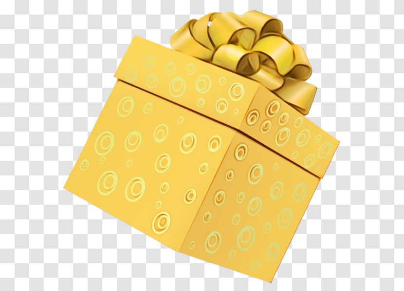Birthday Background Ribbon - Yellow - Paper Product Smile Transparent PNG