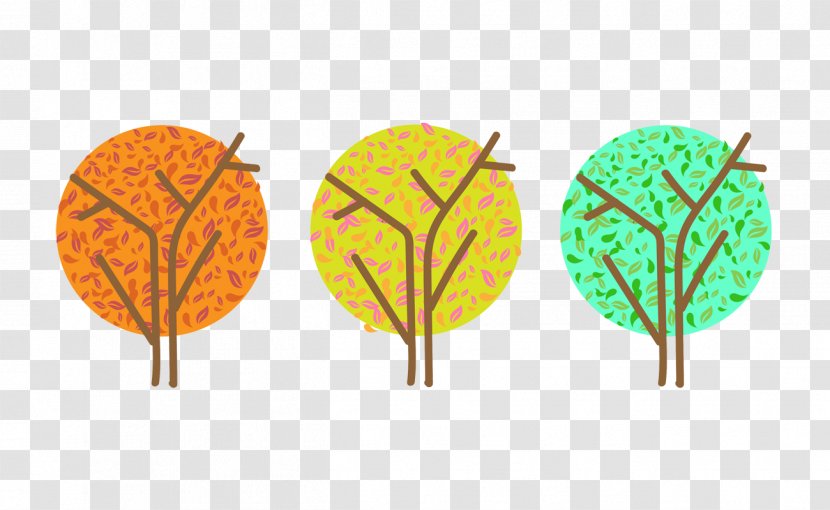 Tree Euclidean Vector - Pattern - Child Style Color Bush Transparent PNG