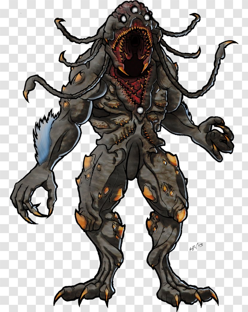 Demon Illustration Cartoon Tree Carnivores - Legendary Creature Transparent PNG