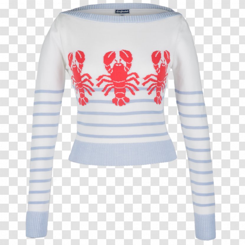 Long-sleeved T-shirt Lobster Sweater - Online Shopping Transparent PNG