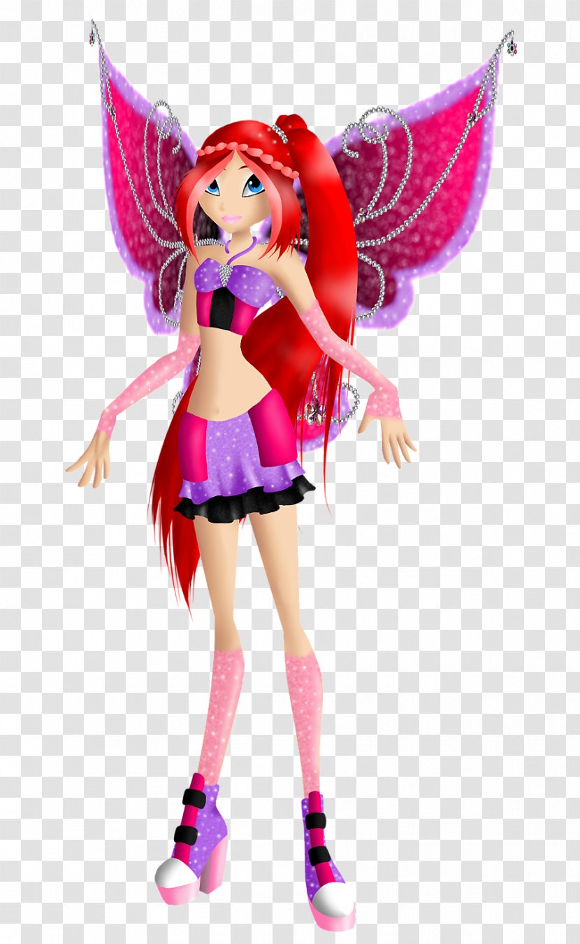 Barbie Fairy Magenta Figurine - Costume Transparent PNG