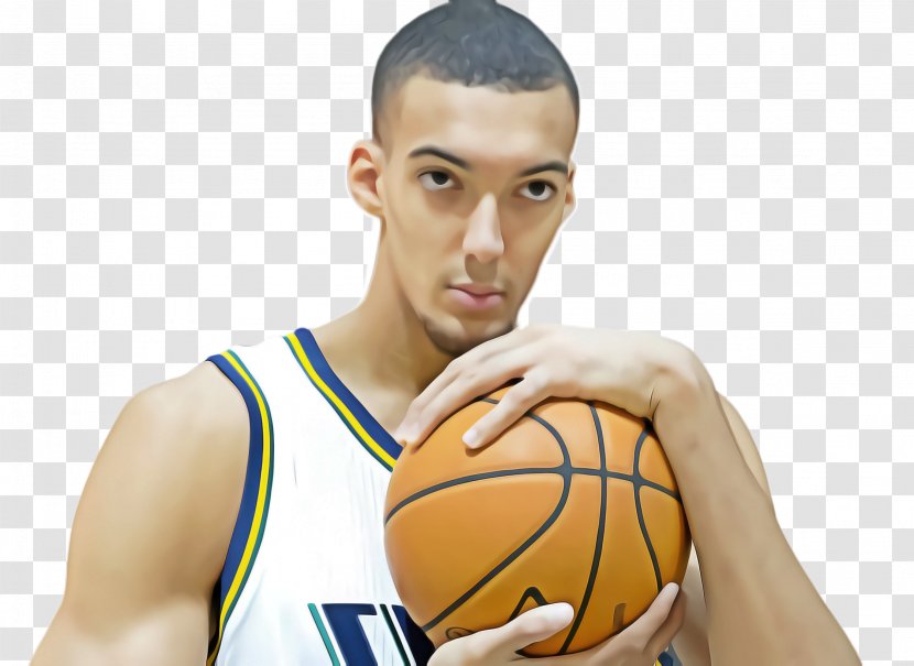 Volleyball Cartoon - Rudy Gobert - Basketball Official Sports Transparent PNG