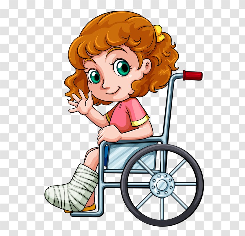 Wheelchair Disability Drawing - Cartoon Transparent PNG