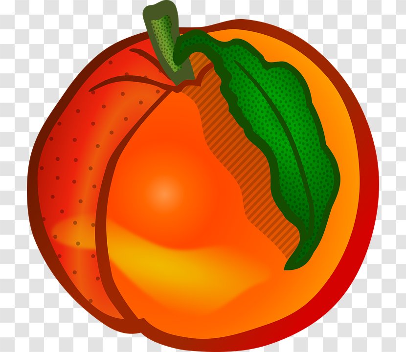 Clip Art Peach Openclipart Vector Graphics Juice - Orange Transparent PNG