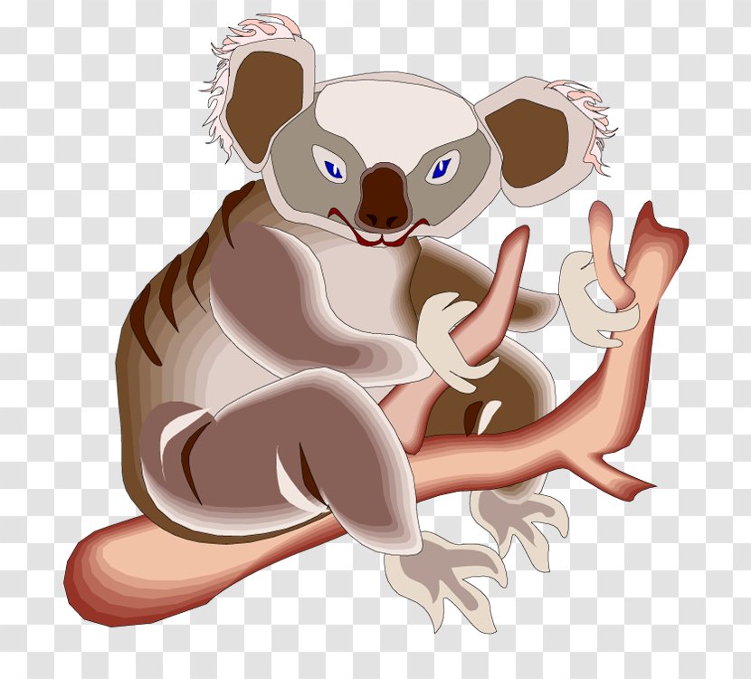 Baby Koala Bear Clip Art - Cartoon Wombat Transparent PNG