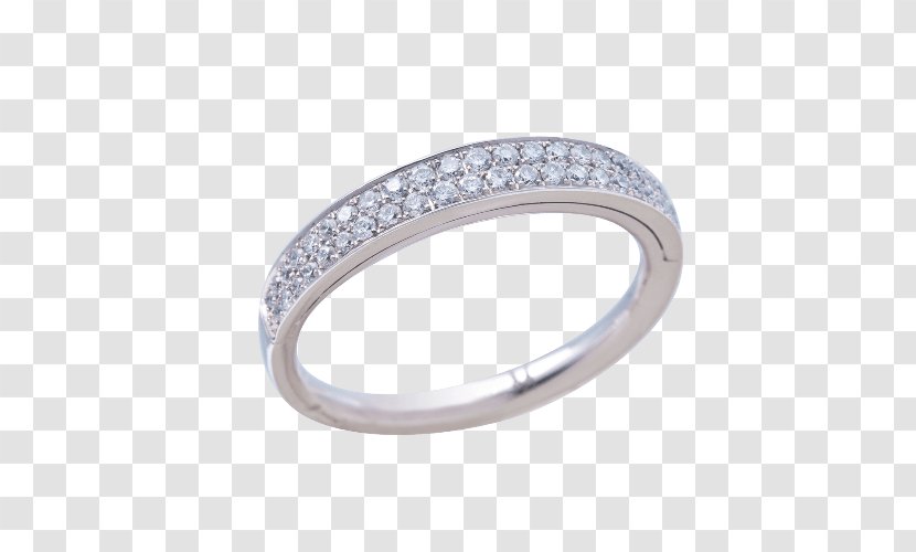 Wedding Ring Body Jewellery Diamond - Silver Transparent PNG