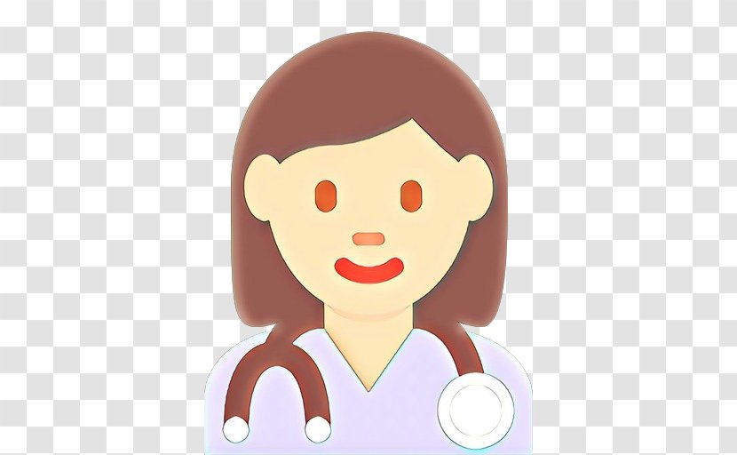 Cartoon Face Head Nose Cheek - Animation Forehead Transparent PNG