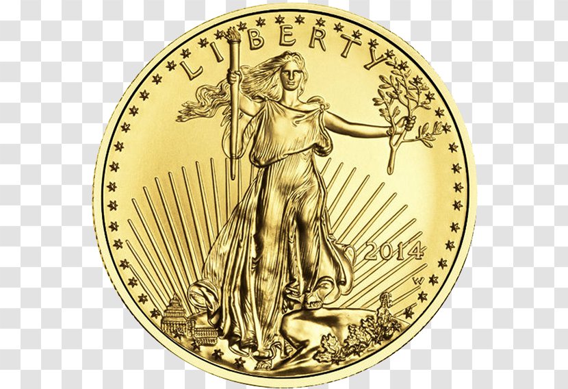 American Gold Eagle Coin - Cash - Bullion Transparent PNG