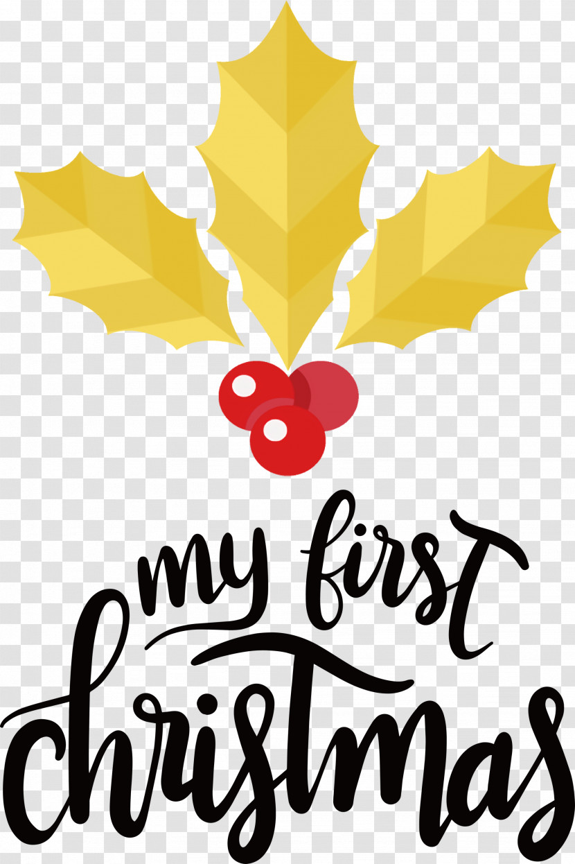 My First Christmas Transparent PNG