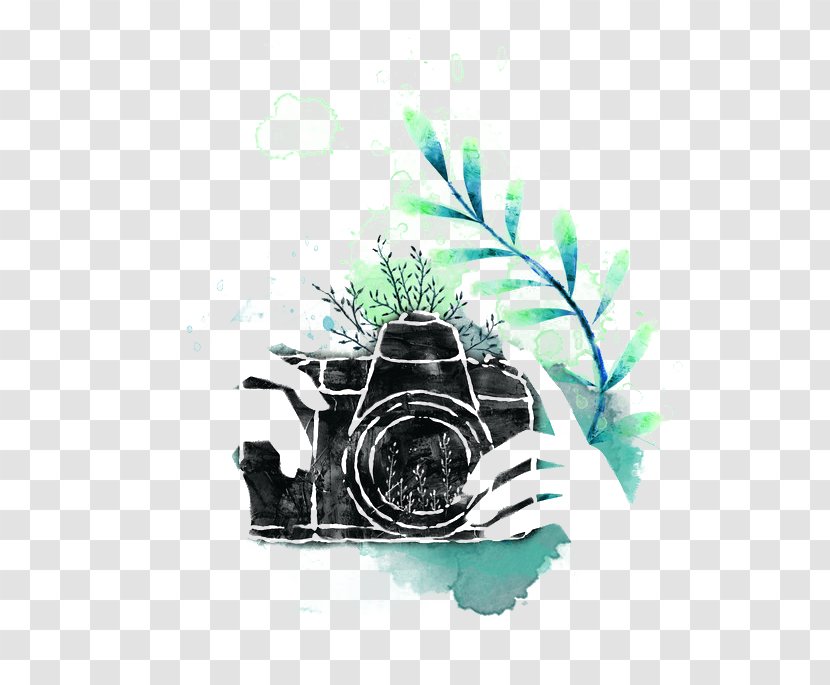 Camera Photography Drawing - Video - Ink Transparent PNG