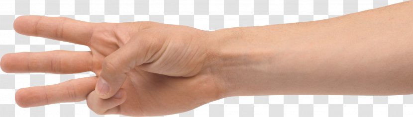 Hand Finger - Three Fingers Image Transparent PNG