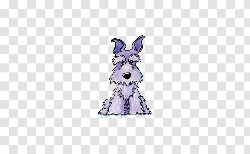 Miniature Schnauzer Giant West Highland White Terrier Drawing - Violet - Cartoon Snow Transparent PNG