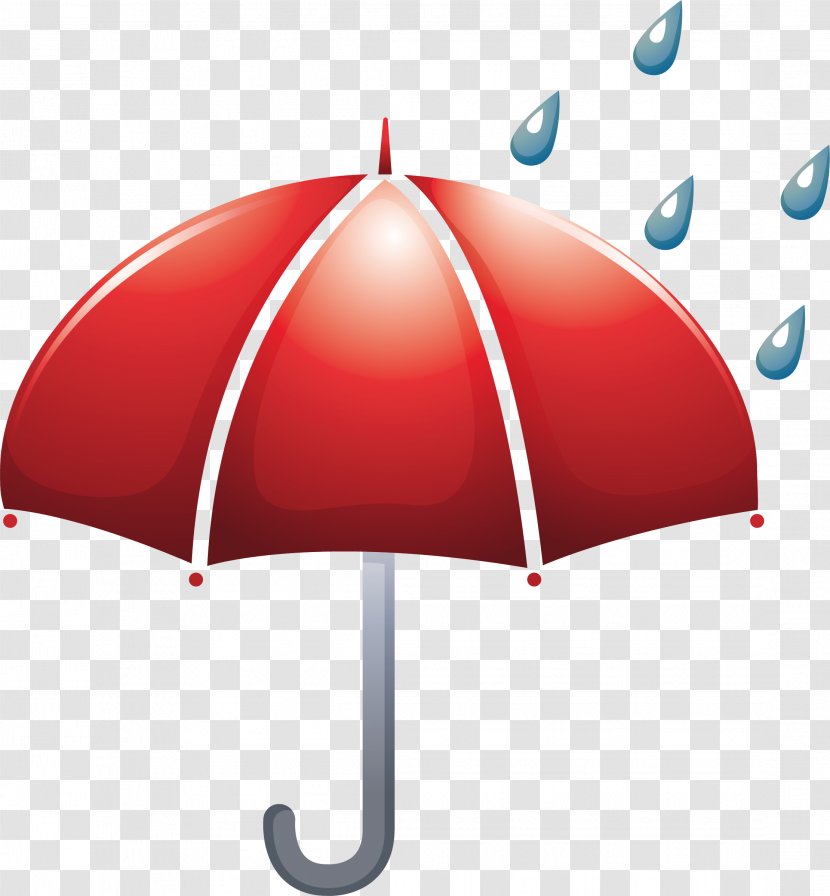 Rain Stock Illustration Cloud - Red - Rainy Weather Forecast Transparent PNG