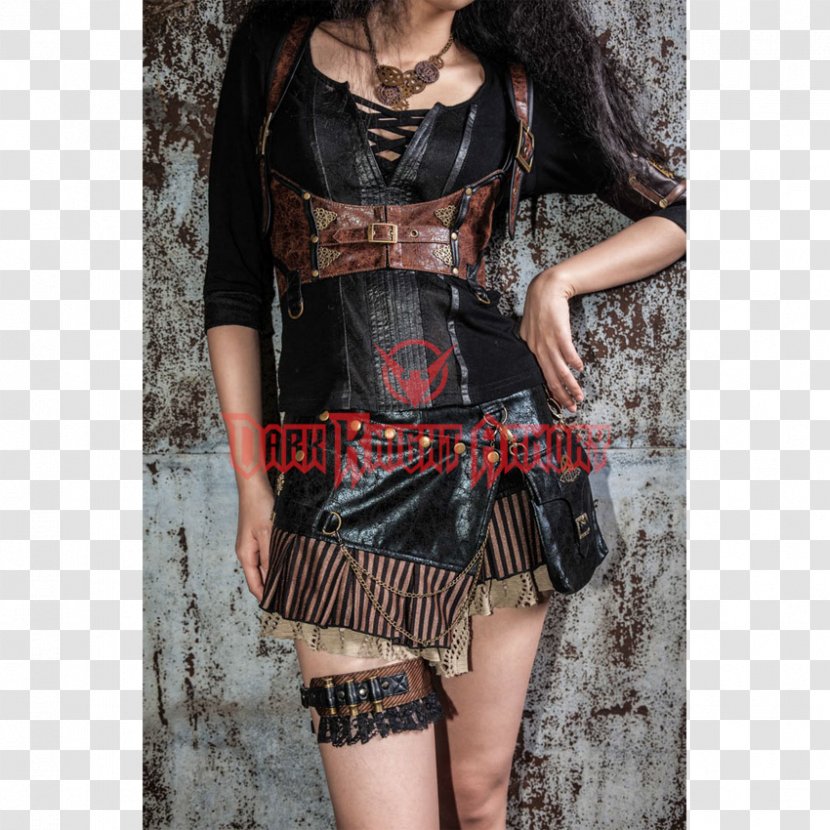 Steampunk Fashion Clothing Costume Skirt - Silhouette - Dress Transparent PNG