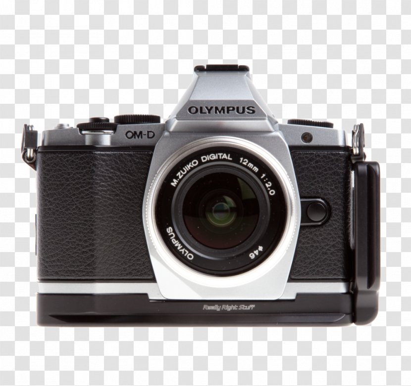 Digital SLR Olympus OM-D E-M5 Mark II E-M10 - Lens - Camera Transparent PNG