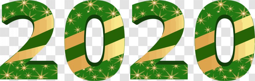 Happy New Year 2020 - Christmas - Holiday Candy Cane Transparent PNG