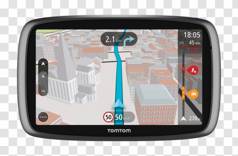 GPS Navigation Systems Car TomTom Trucker 6000 - Technology Transparent PNG