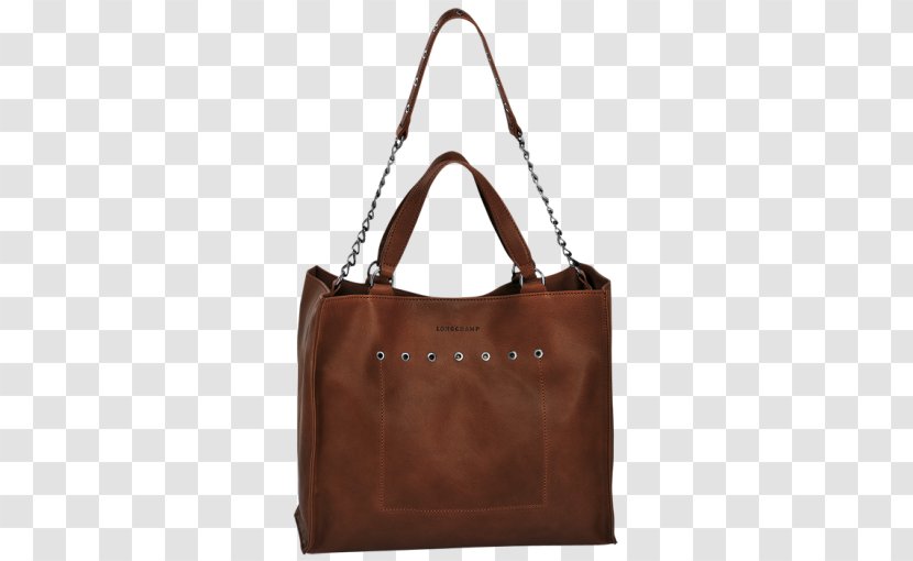 Tote Bag Handbag Leather Longchamp - Caramel Color Transparent PNG
