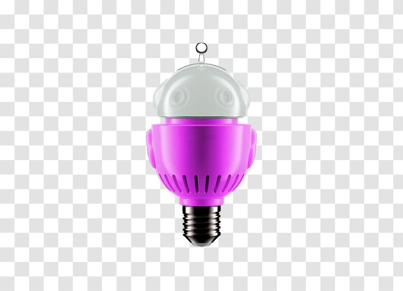 Incandescent Light Bulb Electric LED Lamp - Pink Transparent PNG