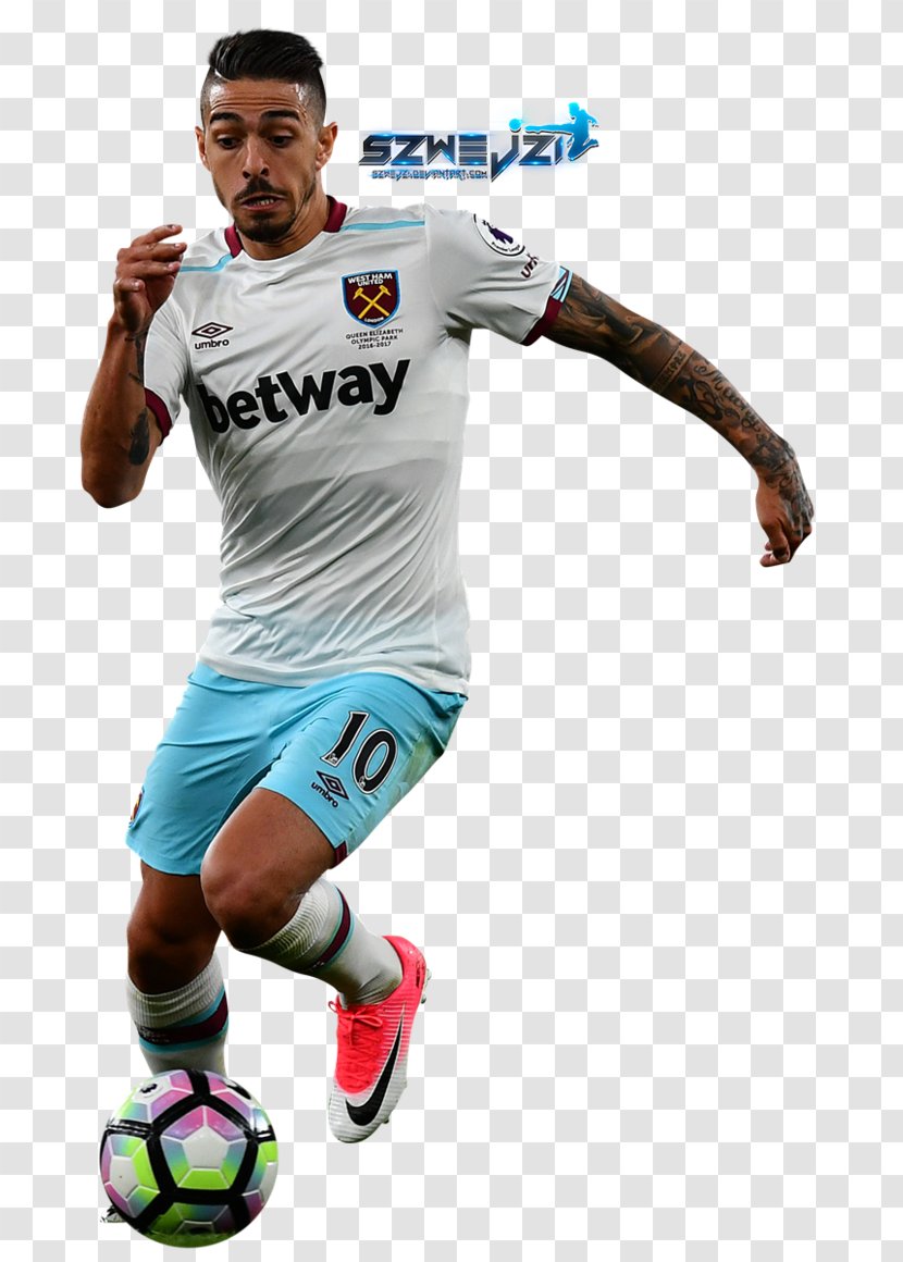 Manuel Lanzini Football Player Team Sport West Ham United F.C. - Paul Pogba Transparent PNG