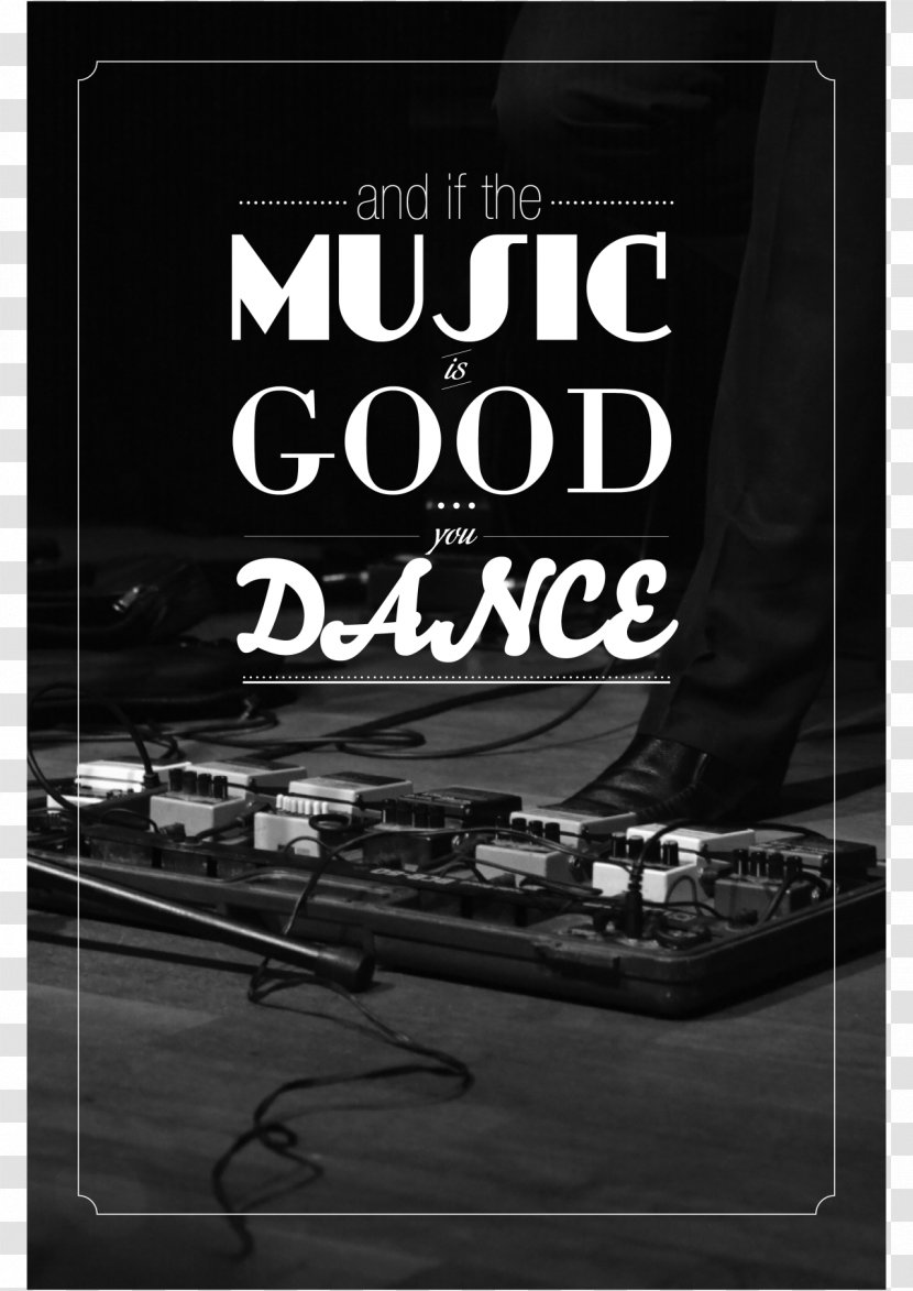 Black And White Dance Studio Photography Techno - Watercolor - Typography Quotes Transparent PNG