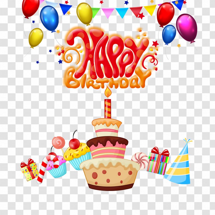 Birthday Cake Happy To You Clip Art - Gift Transparent PNG