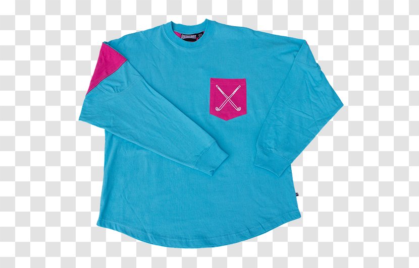 T-shirt Sleeve Turquoise - Azure Transparent PNG