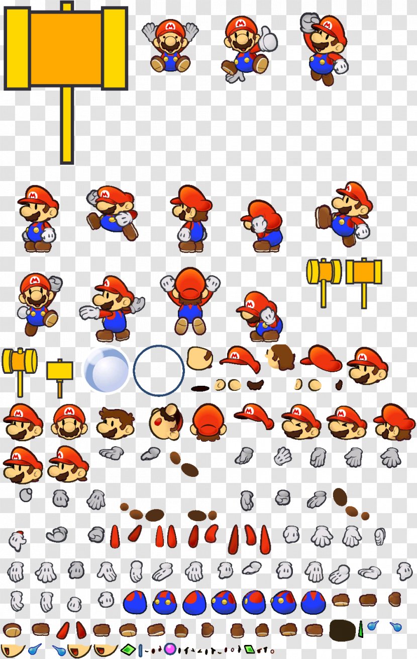 Super Paper Mario Sprite Role-playing Games Animation Transparent PNG