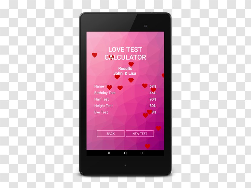 Love Calculator Prank Android Screenshot Google Play - Mobile Device Transparent PNG