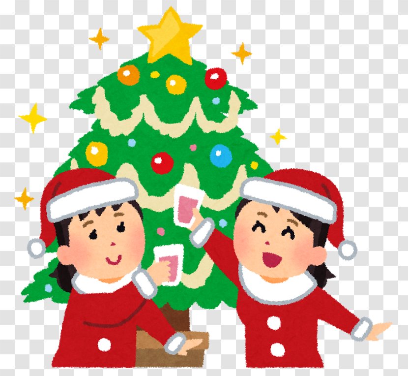 Christmas Tree Santa Claus Day クリスマスプレゼント Party - Woman Transparent PNG