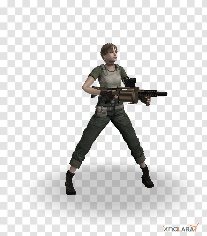 Firearm Mercenary Gun Joint - Action Figure - Rebecca Chambers Transparent PNG