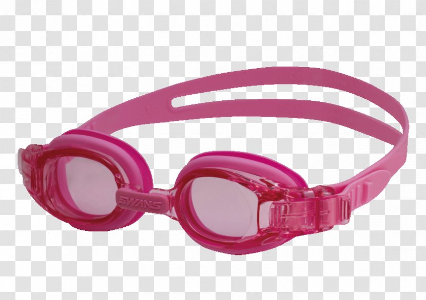 Goggles Glasses Swimming Swans - Magenta - Orange Colour Fog Transparent PNG