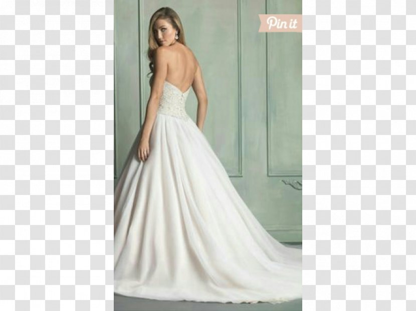 Wedding Dress Shoulder Cocktail Satin - Cartoon Transparent PNG